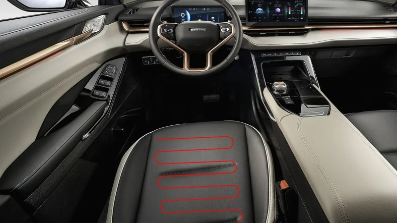 Система обогрева и вентиляции передних сидений